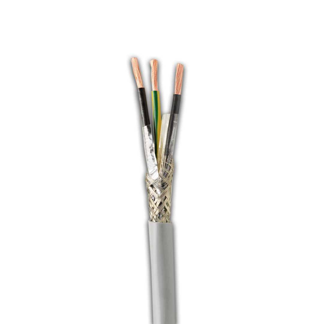 CY is a control cable suitable for installation where electro-magnetic interference and influence exists