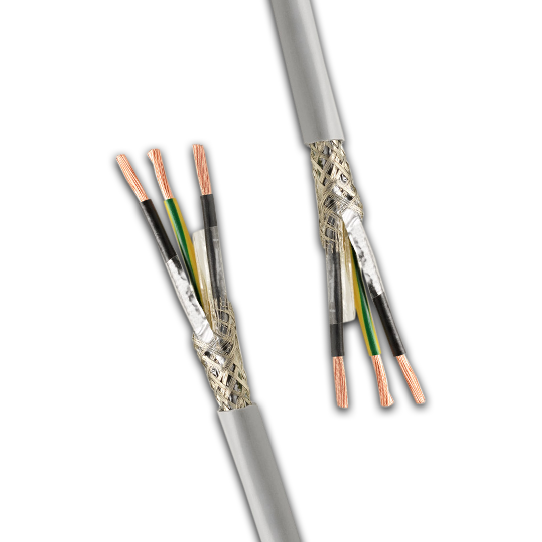 CY is a control cable suitable for installation where electro-magnetic interference and influence exists