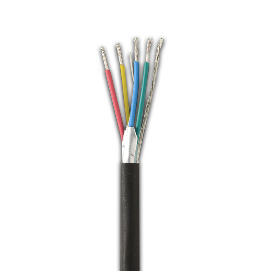 16-2-*S is a multi-core flexible cable with a foil screen originally used in military equipment and vehicles now widely used within the industry for high density wiring between components and electronic equipment.