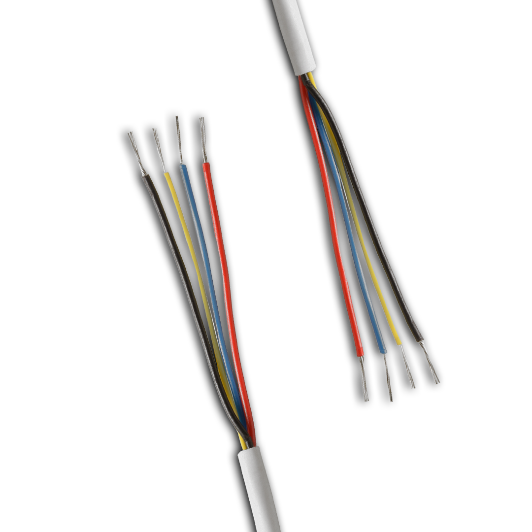 Alarm cable is a flexible cable used in low voltage alarm and security systems.