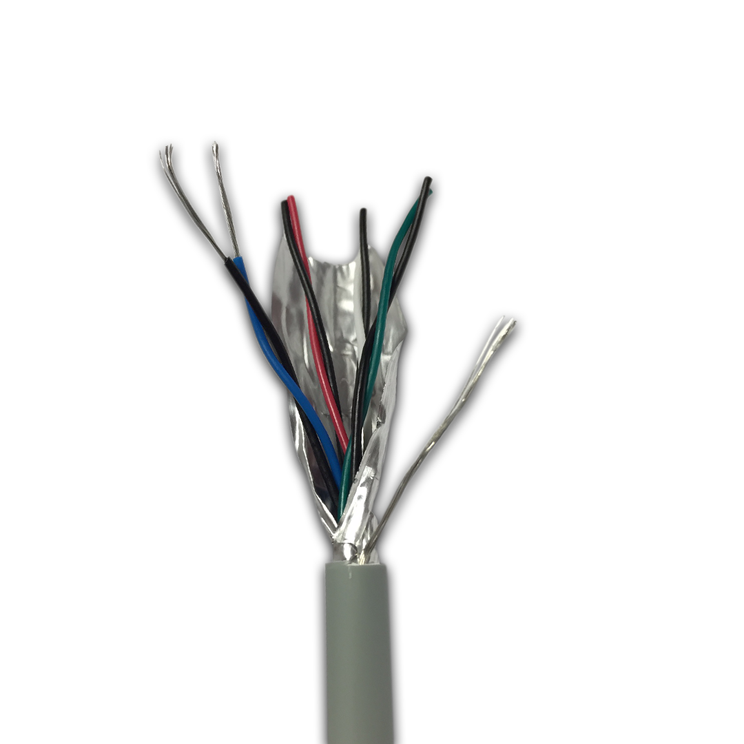 As Type 9504 LSOH 600V is a 24AWG (0.22mm) 4 pair data cable with an overall foil screen and a grey LSOH outer sheath